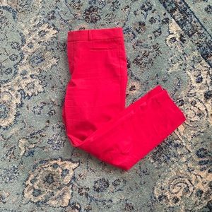 Banana Republic Cherry Red Sloan Pant